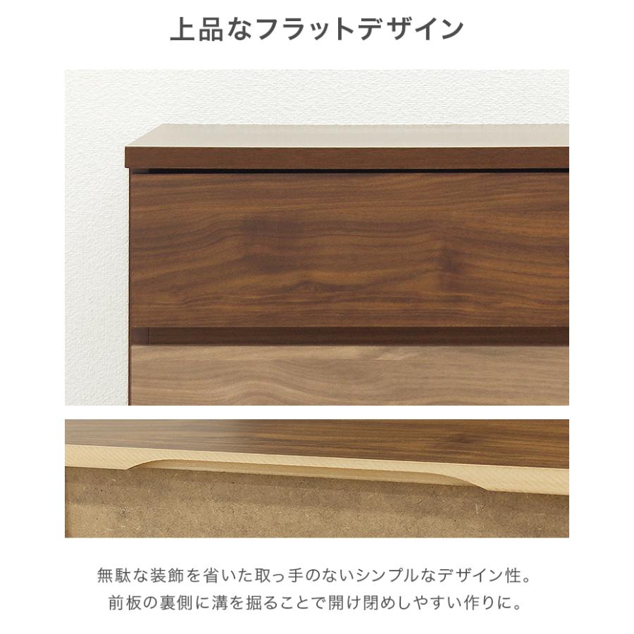 タンス チェスト ローチェスト 完成品 幅60cm 3段 収納 木製 スリム おしゃれ コンパクト 国産 日本製_3
