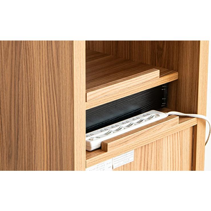 電話台 ファックス台 収納棚 完成品 幅45cm リビング収納 木製 北欧風