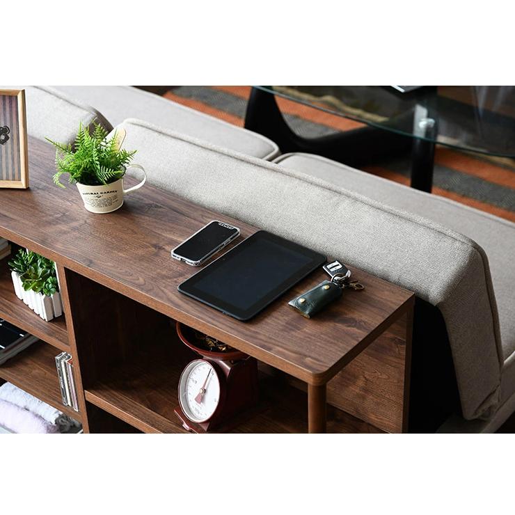 オープンラック シェルフ 収納棚 完成品 幅150cm おしゃれ 木製 ロー