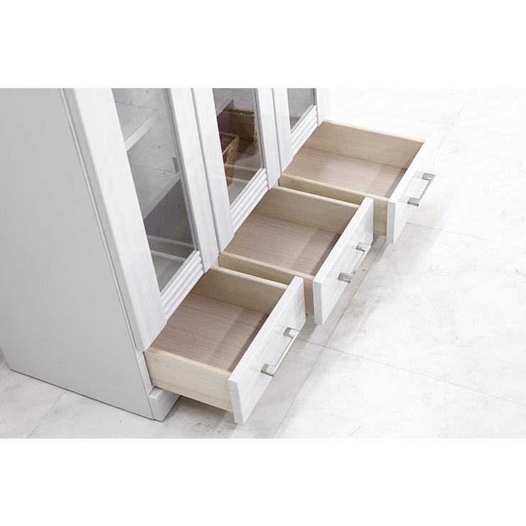 キャビネット サイドボード 収納棚 完成品 幅90cm リビング収納