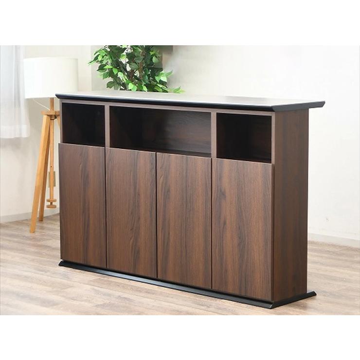 バーカウンター 食器棚 バーカウンター キッチンカウンター 食器棚 完成品 幅160cm 収納