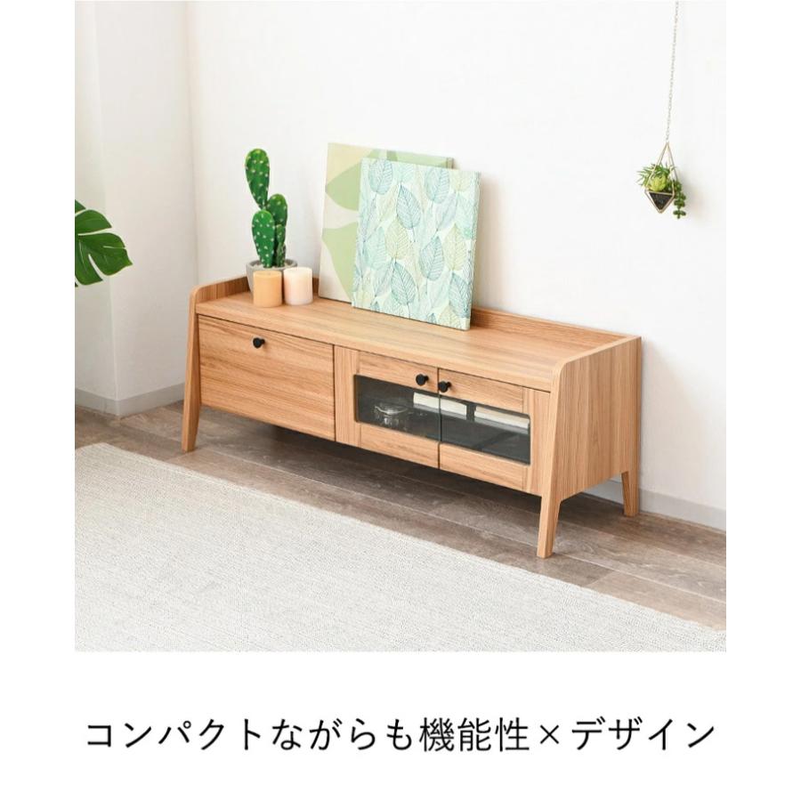 テレビ台 テレビボード ローボード 完成品 幅113cm おしゃれ 収納 木製 