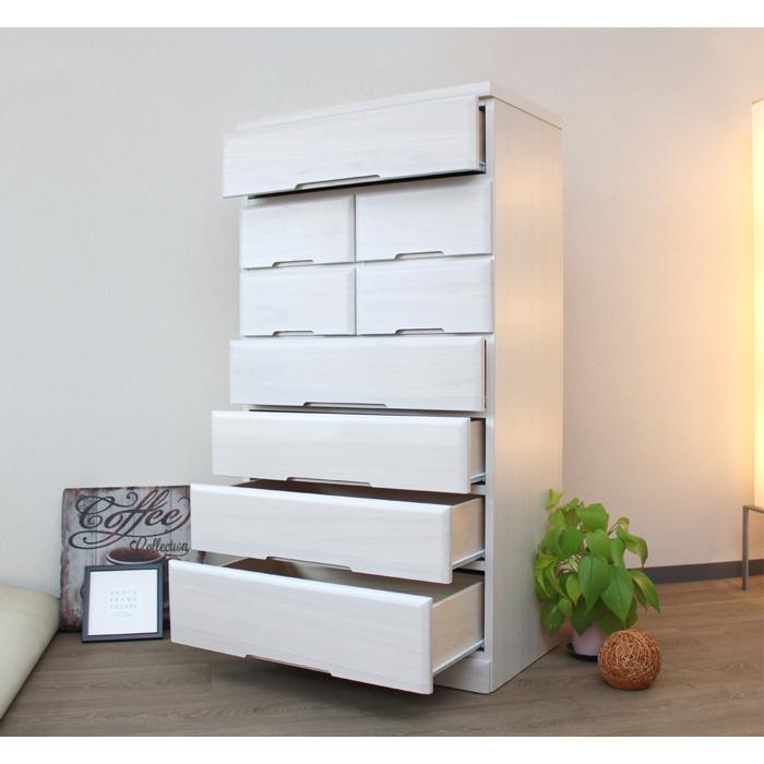 婚礼家具①　洋服タンス　ハイチェスト タンス チェスト ハイチェスト 洋服タンス 完成品 幅68cm 7段 木製
