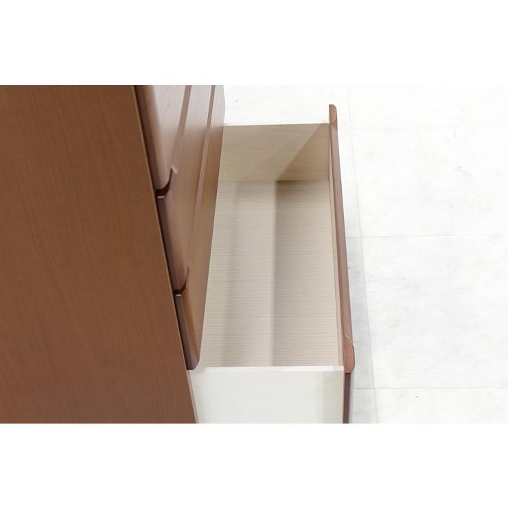 タンス ハイチェスト 洋服タンス 完成品 幅80cm 6段 桐タンス 木製