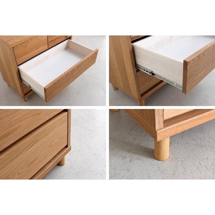 チェスト タンス ローチェスト 完成品 幅75cm 3段 おしゃれ 木製 低い