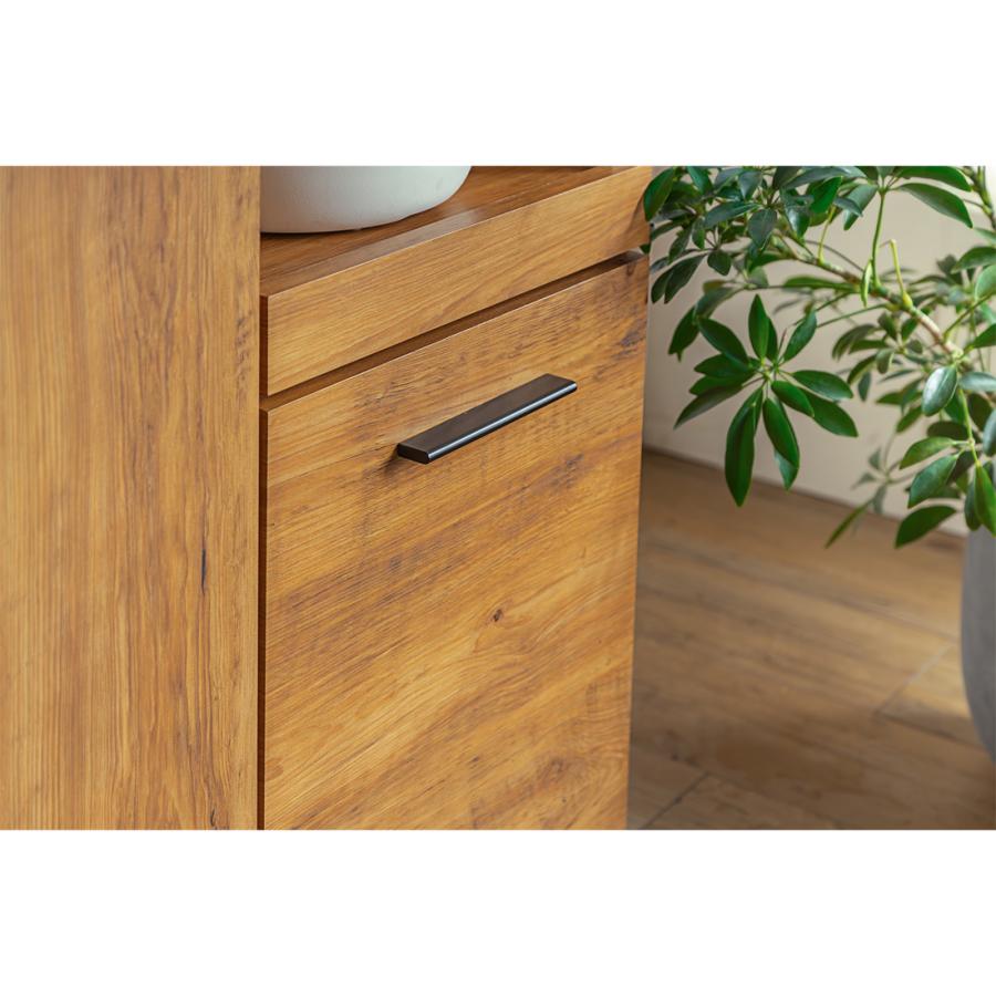 キッチンカウンター 食器棚 ロータイプ 完成品 幅104cm 国産 木製 収納