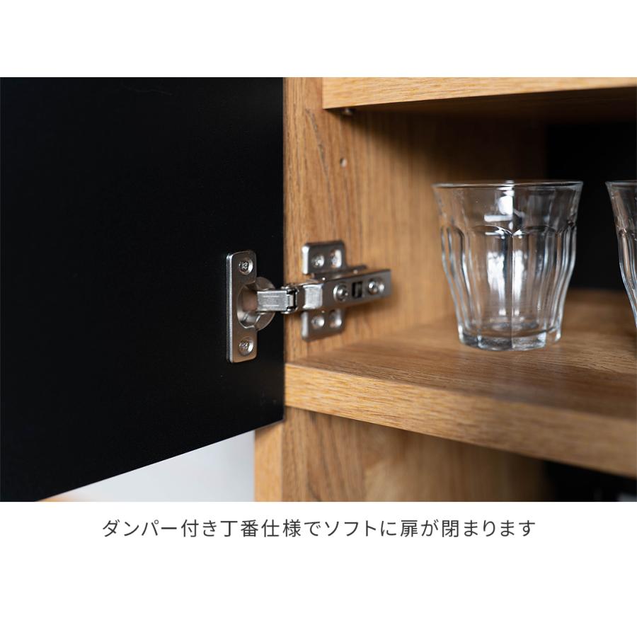 食器棚 レンジ台 キッチンボード 完成品 幅60cm 北欧風 キッチン収納棚 引き出し付き おしゃれ 収納の画像