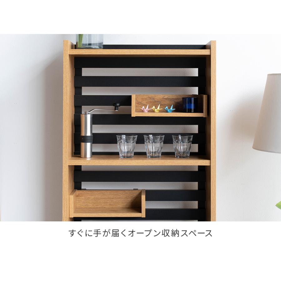 レンジ台 キッチンボード 完成品 幅60cm 北欧風 スリム キッチン収納棚 引き出し付き おしゃれ 収納_1
