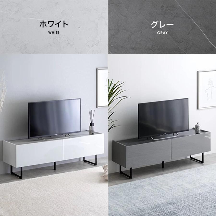 幅120cm Anq テレビ台 138017_WH/GY : Dreamrelife Store - 通販