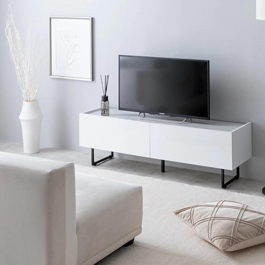 幅120cm Anq テレビ台 138017_WH/GY : Dreamrelife Store - 通販