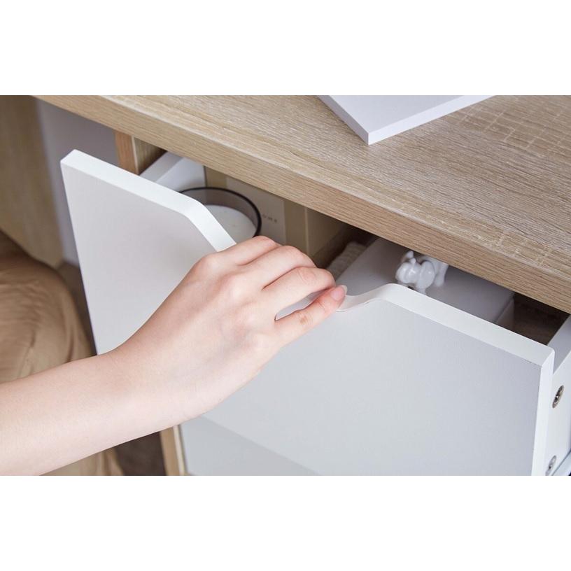 ニーナ Nina 引き出し付デスク幅100cm 152001_NA_WH/BR_BK