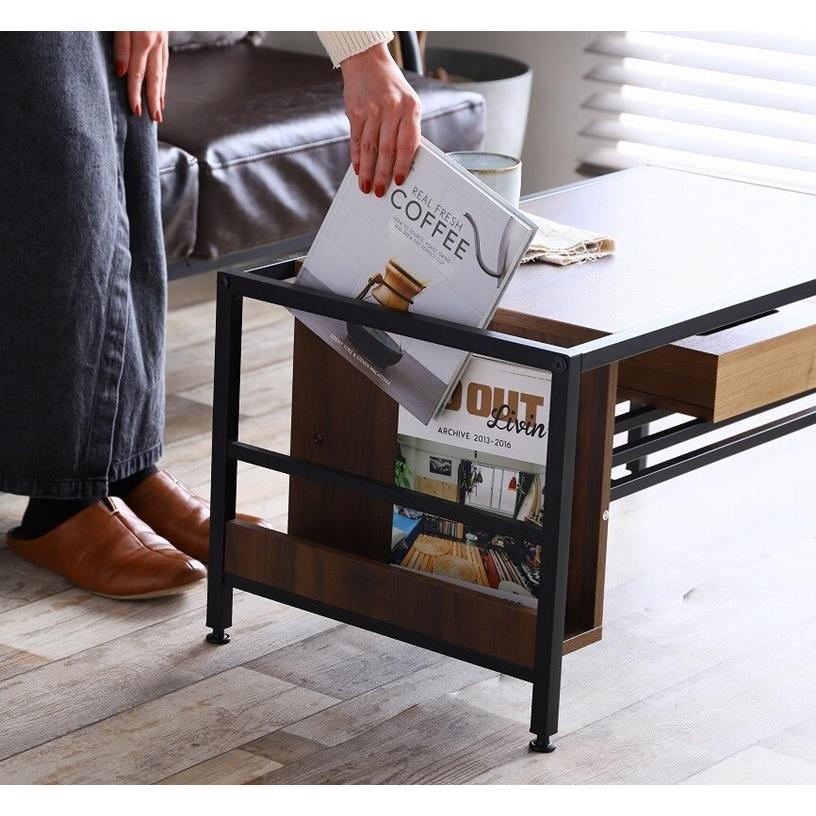 送料無料】【幅80cm】Ruan 収納付きセンターテーブル 机 ロー 