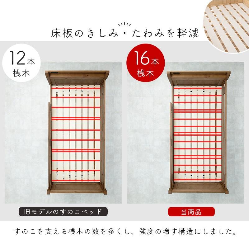 頑丈 ロフトベッド ベッド下113cm MB-5081の画像