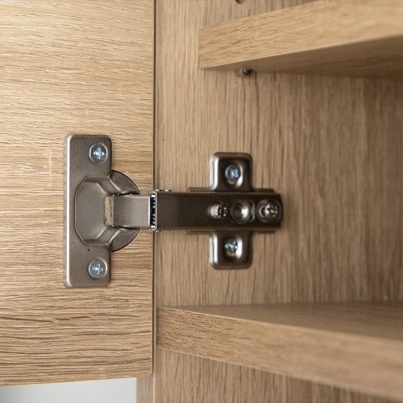 幅90cm Feliz ステンレス天板 食器棚 ナチュラル 153013_NA