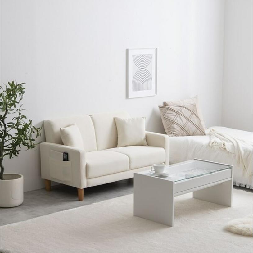 Emma 2人掛けコンパクトソファ 135002PK/BR/BE/IV/GY : Dreamrelife