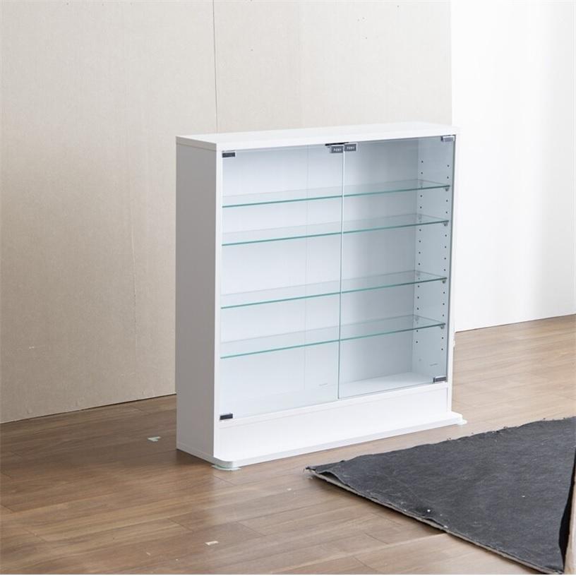 Legen コレクションケース 幅80cm×奥行18cm×高さ81cm 147007_WH/BK 【北海道・沖縄・離島 送料別】_3