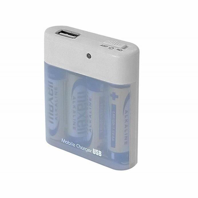 エアージェイ USB対応 電池式充電器 BJ-USB ON/OFFスイッチ＆オペレーションランプ付 単3乾電池×4本付｜dreamrelife-store