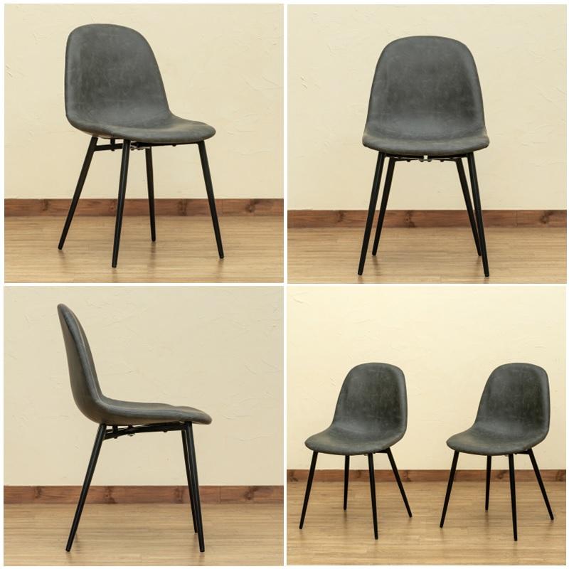 Baron　ダイニングチェア　2脚セット　グレー Baron ダイニング チェア 2脚セット CLF-21 : ドリームリライフ