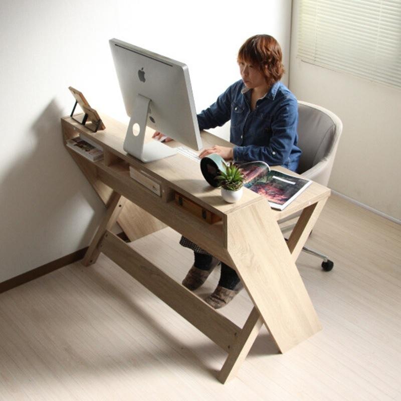 注目のブランド 幅125cm パソコンデスク ハイタイプ PD008-OAK 北欧風 オフィスデスク ワークデスク 机 オーク ワークステーション 注目のブランド 幅125cm パソコンデスク ハイタイプ PD008-OAK 北欧風 オフィスデスク ワークデスク 机 オーク ワークステーション
