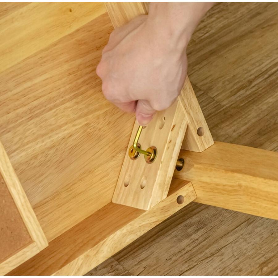 木製テーブル(デスク)引出し付 150x45 ナチュラル UMT-1545NA