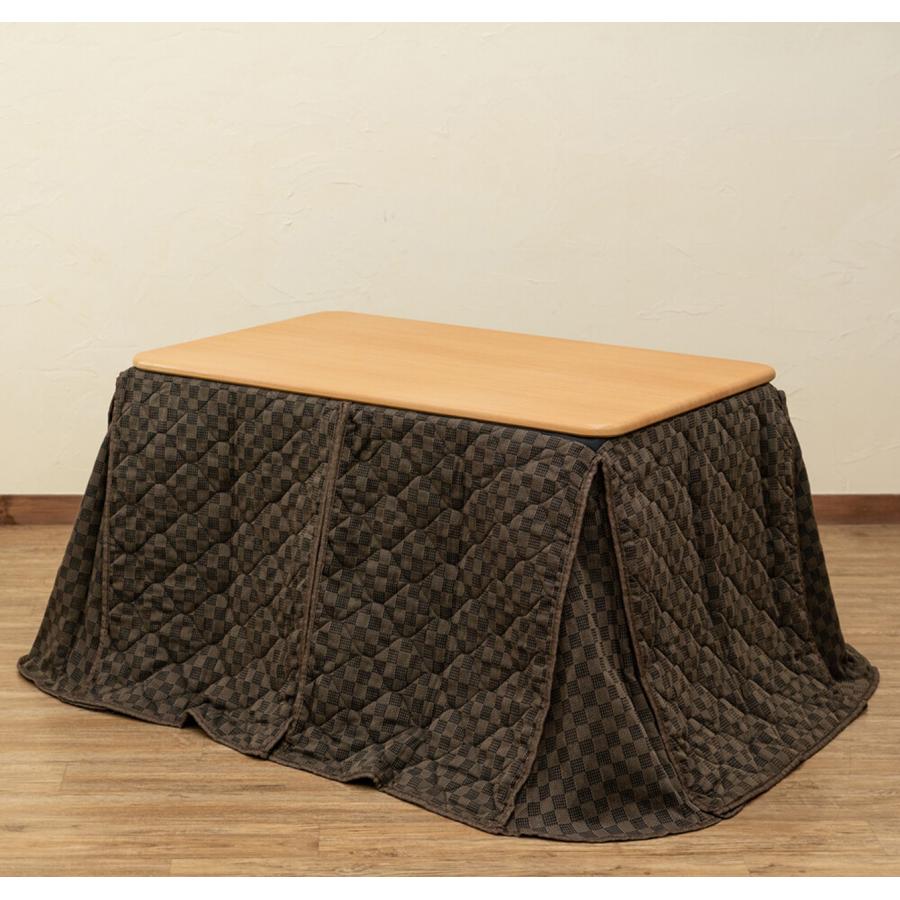 ダイニングコタツ 110×70 掛け布団セット S3-17BR/NA/WH ダイニングコタツ 110×70 掛け布団セット S3-17BR/NA/WH