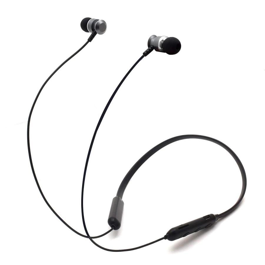 Bluetooth5 0 イヤホン ネックバンド ハンズフリー 首掛け式 軽量 スポーツ マイク搭載 音楽再生 ブラック Btear001bk 42 048 ドリームリライフショップ 通販 Yahoo ショッピング