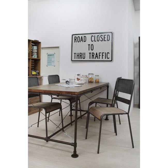 スタッキングチェア  天然木(アカシア)スチール(粉体塗装)ラッカー塗装