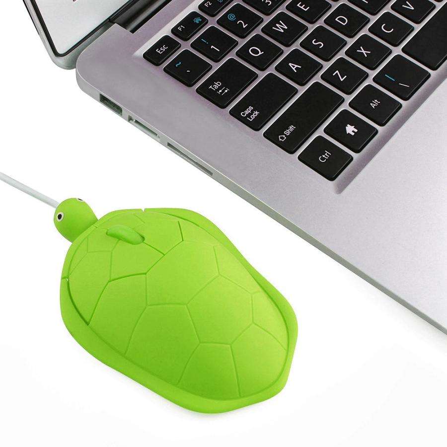 亀 タートルマウス USB マウス 有線 USBマウス 光学式 動物 アニマル 可愛い 子供 USB有線 電池不要 : DREAMROOM ...