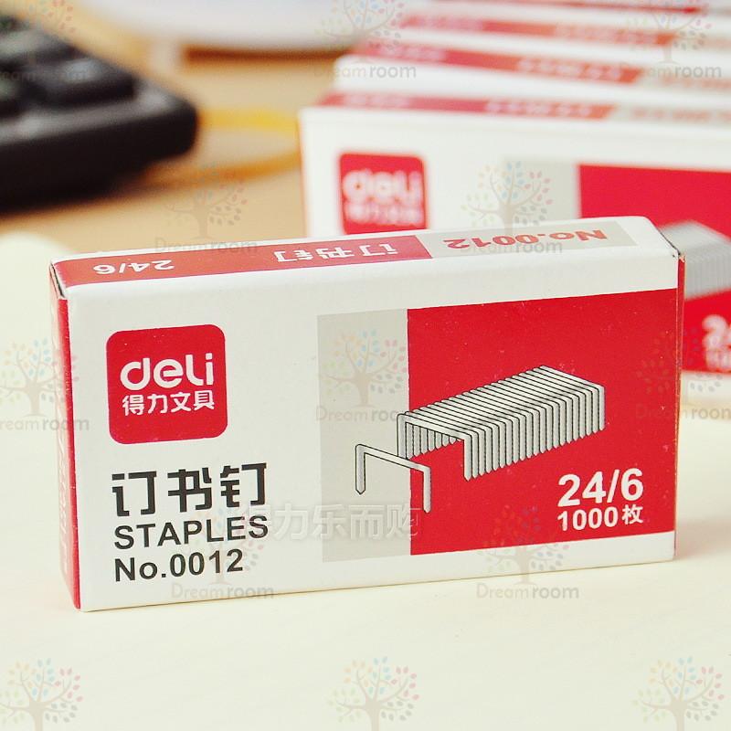 ステープル 【 24/6 】 1000本 中型ステープラー用 針 ホッチキス針