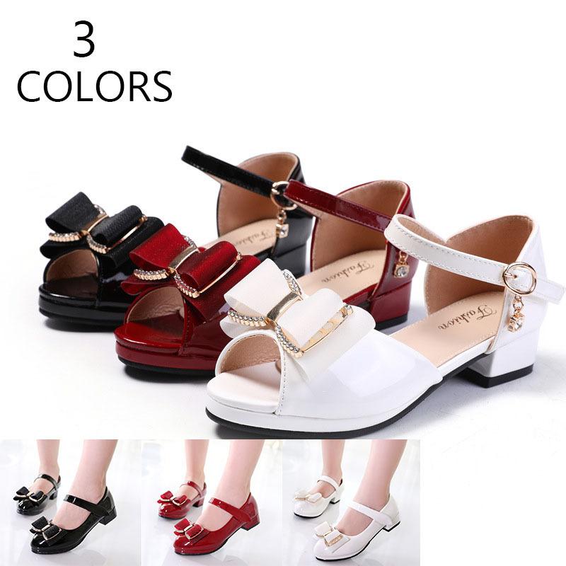 フォーマルシューズ 女の子 ヒール リボン付き 子供靴 フォーマル 女の子 ピアノ発表会 サンダル シューズ キッズ