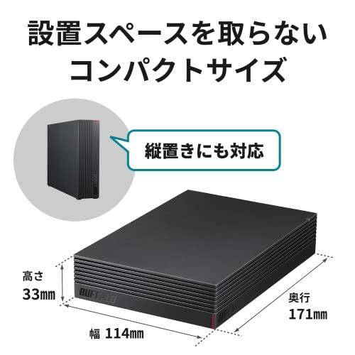バッファロー 外付けハードディスク 6TB テレビ録画/PC/PS4/4K対応 