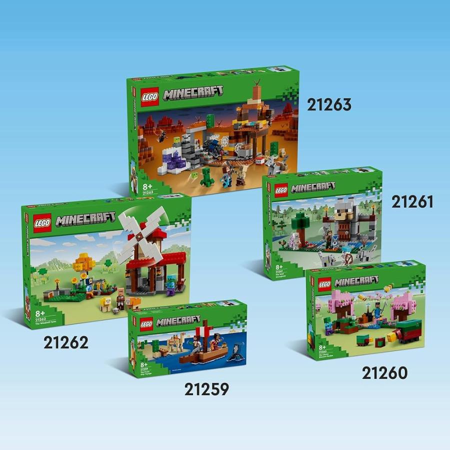 レゴ(LEGO) マインクラフト エンダー ドラゴンとエンドシップ おもちゃ 玩具 誕生日 プレゼント ブロック 男の子 女の子 子供 Minecraft 21264の画像