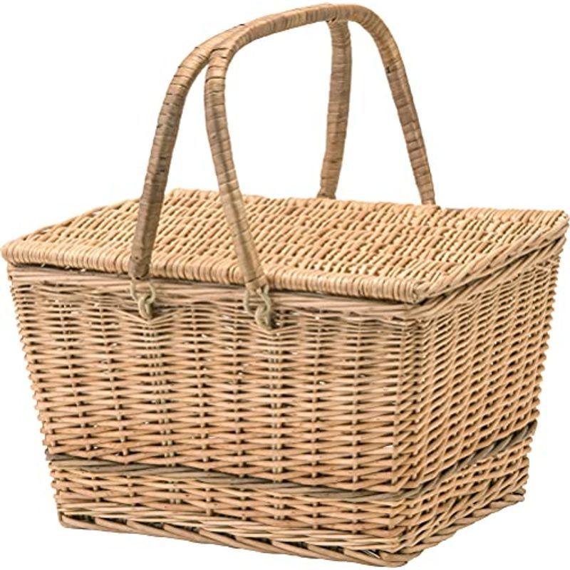 2595円 新品即決 ポッシュリビング ウィッカーバスケット 40 38 42 25 Cm