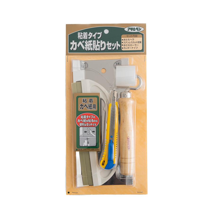 アサヒペン 貼り付け4点セット フロアシート 壁紙 リメイクシート等の