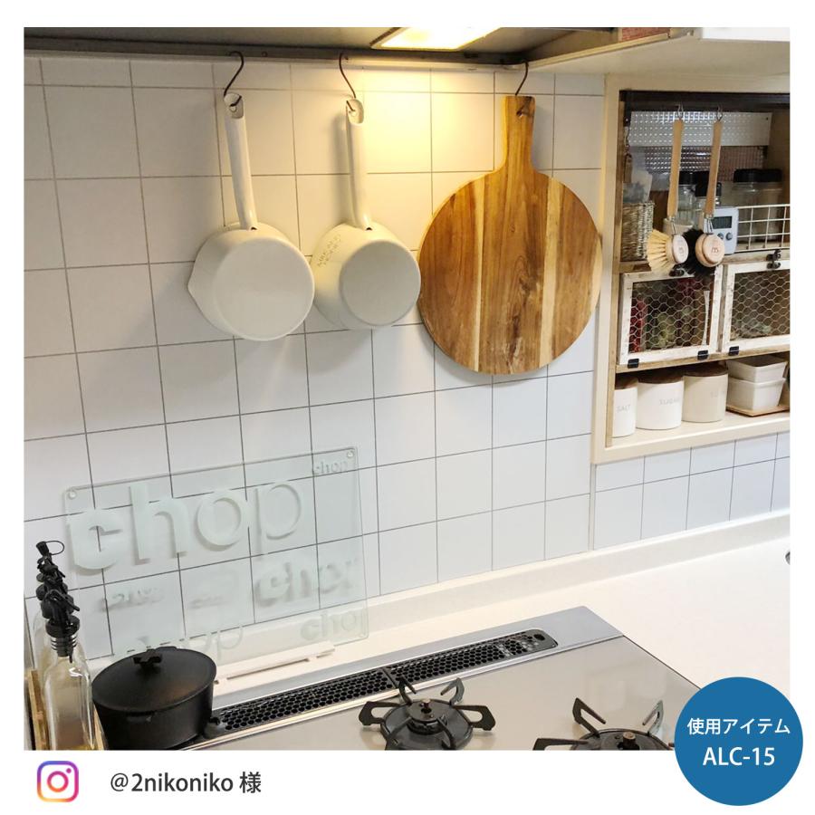 キッチン リメイクシート 防水 耐熱 120度 壁 汚れ防止 油対策 タイルシール 壁紙 DIY 台所用 北欧 おしゃれ かわいい 42.2×70cm ALC 10枚 | Dream Sticker | 15