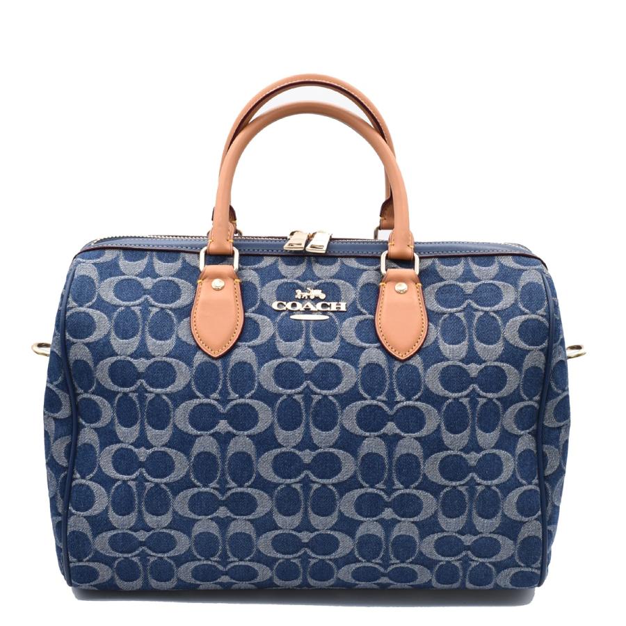 COACH コーチ ハンドバッグ ボストンバッグ シグネチャー デニム