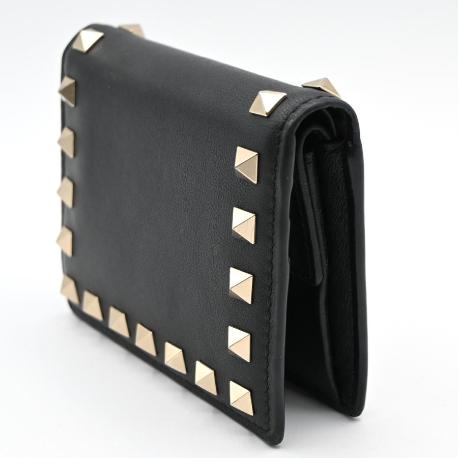 VALENTINO ヴァレンティノ 二つ折り 財布 スタッズ コンパクト