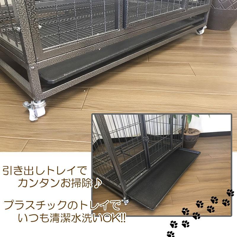 ペットケージ 犬 大型 ゲージ 2L 大型犬 犬小屋 キャスター付き ペットケージ 犬 大型 ゲージ 2L 大型犬 犬小屋 キャスター付き