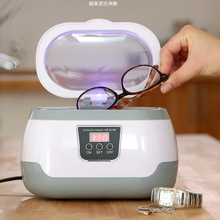 超音波洗浄機 メガネ 眼鏡洗浄機 小型 家用 超音波クリーナー 静音設計 57