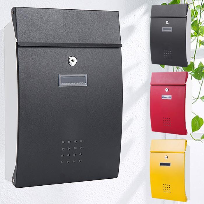 鍵付き　壁つけ　郵便ポスト　新品　メールボックス 郵便受け 壁付け ポスト 壁掛け メールボックス 鍵付き 郵便