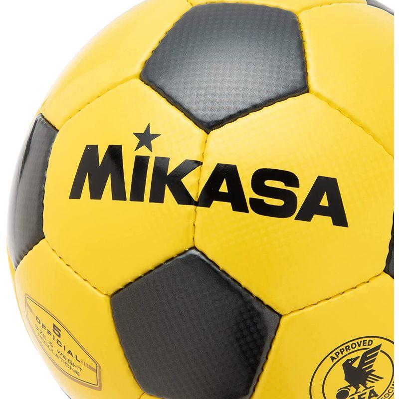 ミカサ(MIKASA) サッカーボール 5号 日本サッカー協会 検定球 (一般・大学・高生・中学生用) 黄 黒 手縫いボール SVC5011
