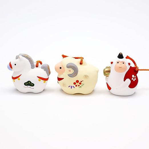 大阪長生堂 干支 置物 正月飾り 毎年飾れる 十二支 陶器 オリジナル木札無料特典付（別送） 辰 たつ タツ 寿々 段飾り &nbsp 干支 十二支 飾り段