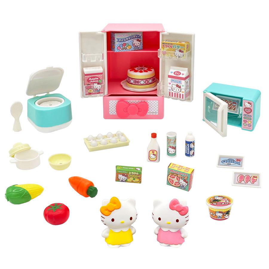 ムラオカ おもちゃ 冷蔵庫 ハローキティ なかよし れいぞうこセット 3