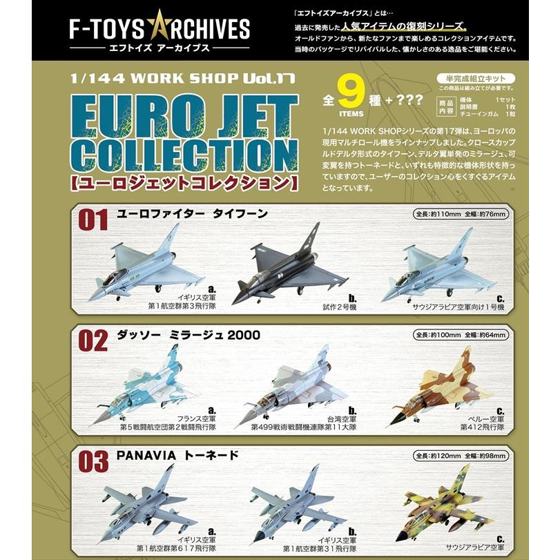 Fーtoys confect. (予約) ユーロジェットコレクション BOX (10 Fーtoys confect. (予約) ユーロジェットコレクション BOX (10