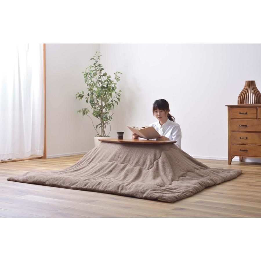 こたつ こたつテーブル コタツ コンパクト 六角 長方形 80×50cm 石英管ヒーター 一人暮らし センターテーブル ローテーブル 工具不要 簡単組立 新生活の画像