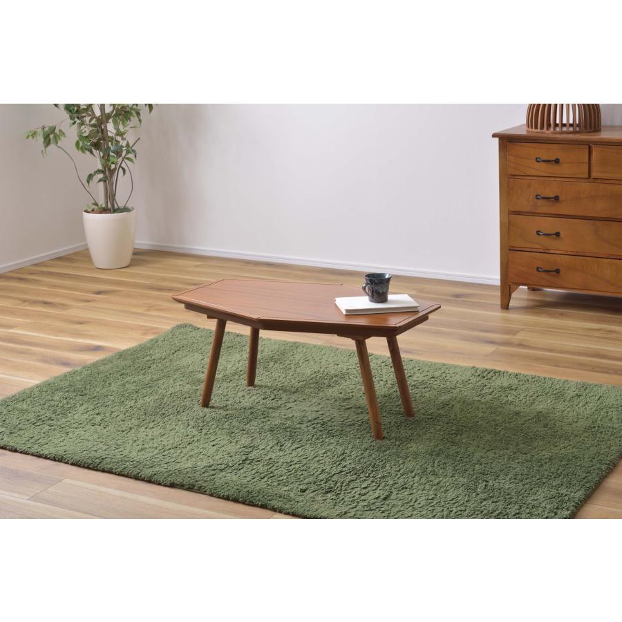 こたつ こたつテーブル コタツ コンパクト 六角 長方形 80×50cm 石英管ヒーター 一人暮らし センターテーブル ローテーブル 工具不要 簡単組立 新生活の画像
