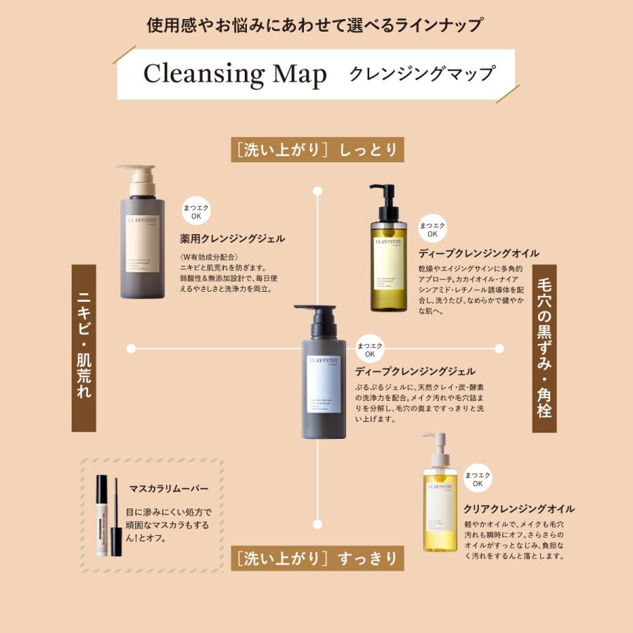 CLAYPATHY（クレパシー） ディープクレンジングジェル クレイ 泥 毛穴