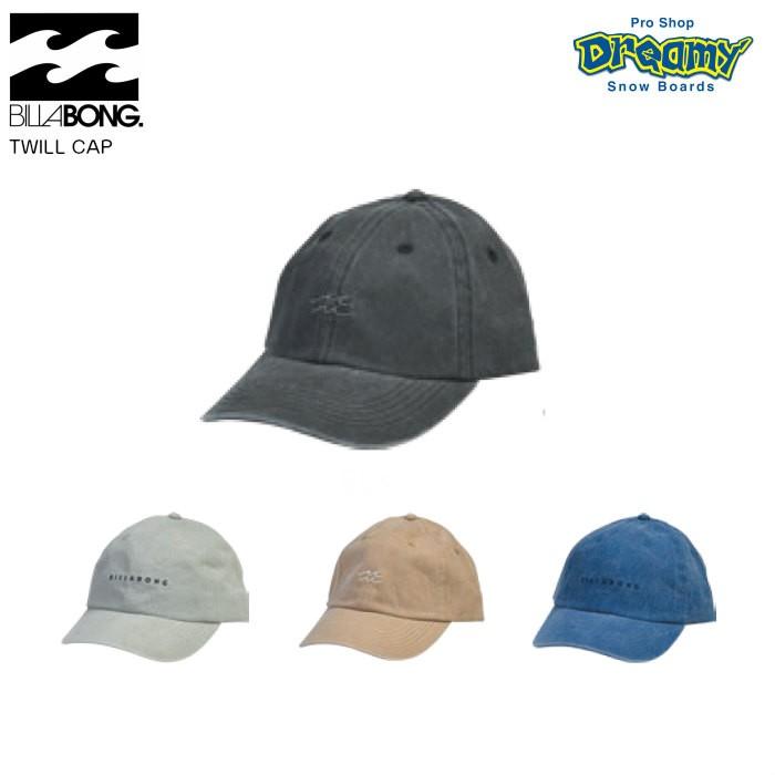 BILLABONG ビラボン TWILL CAP BA011944 メンズ キャップ コットンツイル WAVE WASH ローキャップシルエット ストラップバック ロゴ刺繍 2020春モデル正規品｜dreamy1117