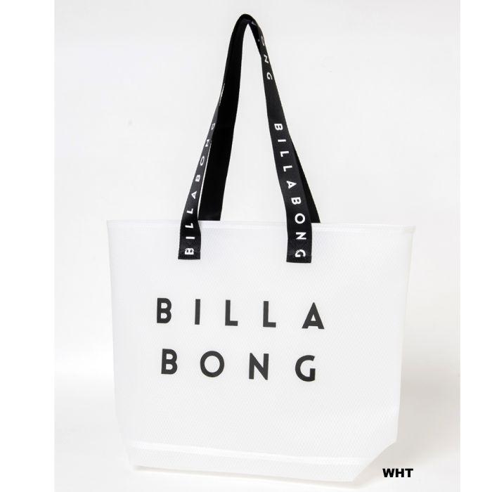 BILLABONG ビラボン BEACH TOTE BB011925 バッグ 21L メッシュラミネート ポリエステル素材 トートバッグ クリアバッグ  ロゴ BLK WHT 2021春夏モデル 正規品｜dreamy1117｜04