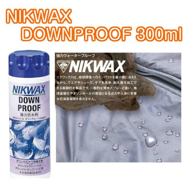 NIKWAX（ニクワックス）DOWNPROOF（ダウンプルーフ）300ml 強力撥水剤 BE241 ダウンウェア用 :nikwax ...